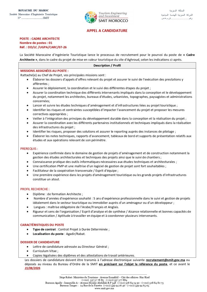 Recrutement SMIT