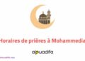 horaire priere Mohammedia