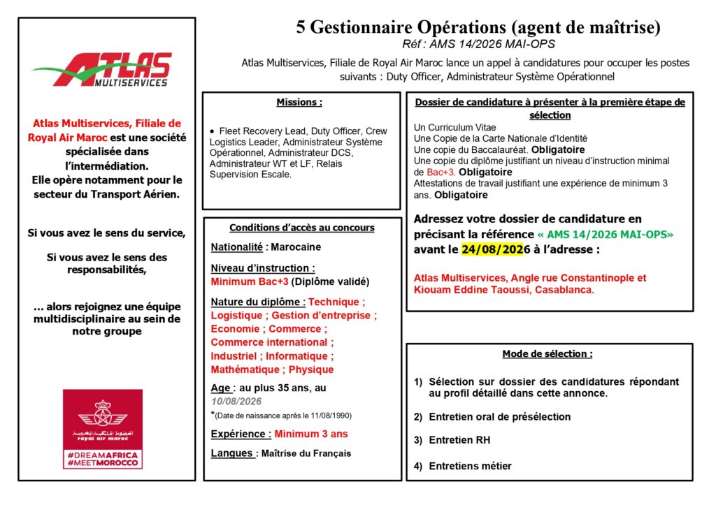 Gestionnaire Opérations