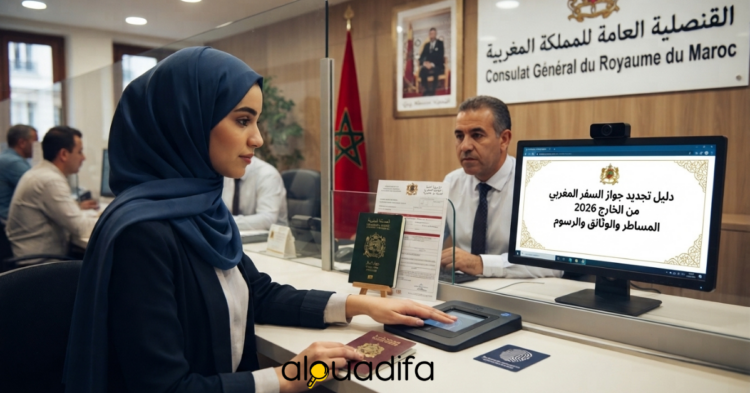 تجديد جواز السفر المغربي