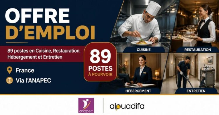 89 Postes ANAPEC en France