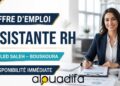 Offre d’emploi à Bouskoura : Assistante RH | Disponibilité Immédiate alwadifa