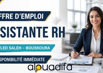 Offre d’emploi à Bouskoura : Assistante RH | Disponibilité Immédiate 2 alwadifa
