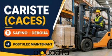 Offre d’emploi : Cariste CACES à SAPINO – Salaire 3 500 DH 1 alwadifa