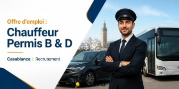 Chauffeur Permis B & D à Casablanca | Offre d’Emploi 1 alwadifa