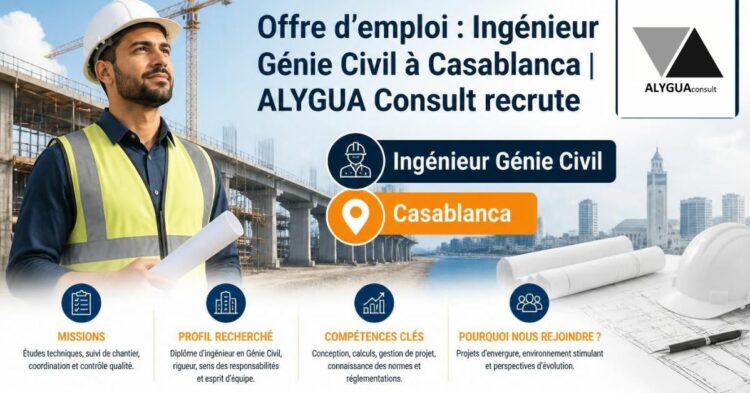 Emploi Génie Civil à Casablanca