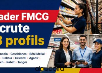 Emploi Maroc : Leader FMCG recrute 23 Profils à Plusieurs Villes 4 alwadifa