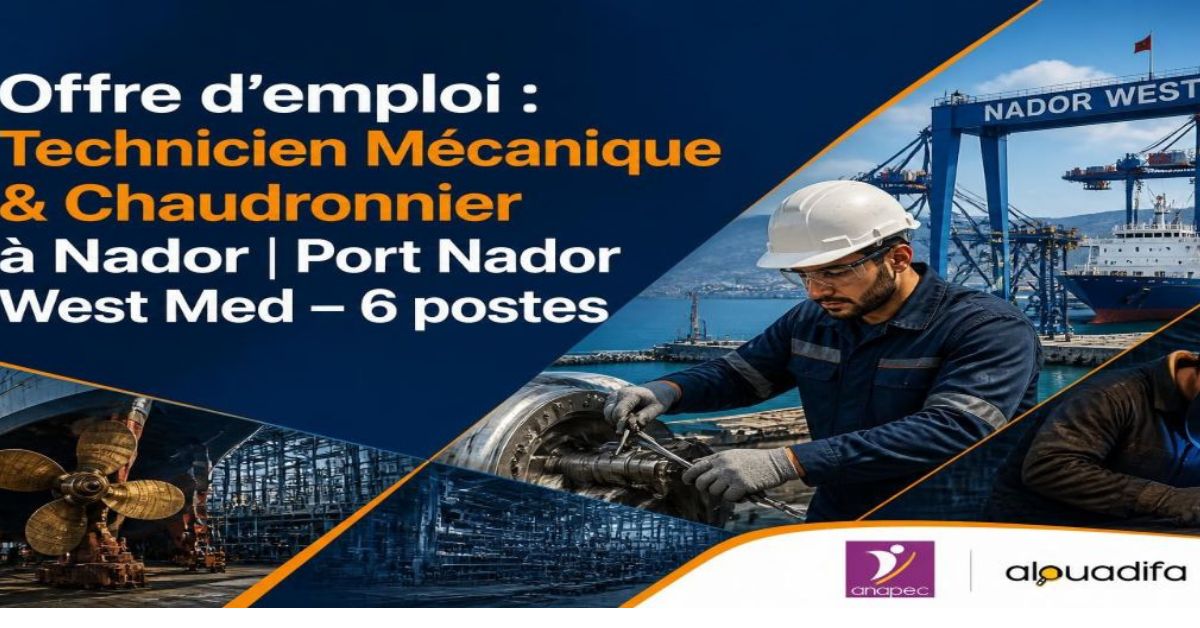 Port Nador West Med recrute