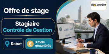 Offre de stage : Stagiaire en Contrôle de Gestion à Rabat | 3 Mois Rémunérés alwadifa