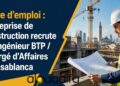 emploi BTP Casablanca