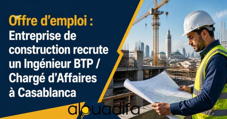 emploi BTP Casablanca
