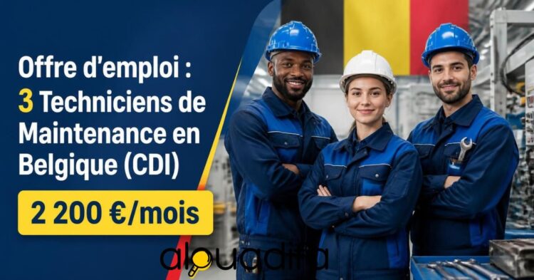 emploi technicien Belgique