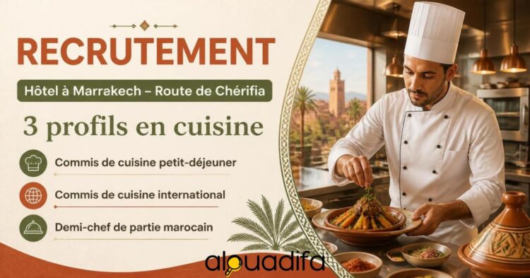 Offre d’Emploi Cuisine Hôtel