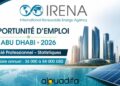 Opportunité Internationale chez IRENA