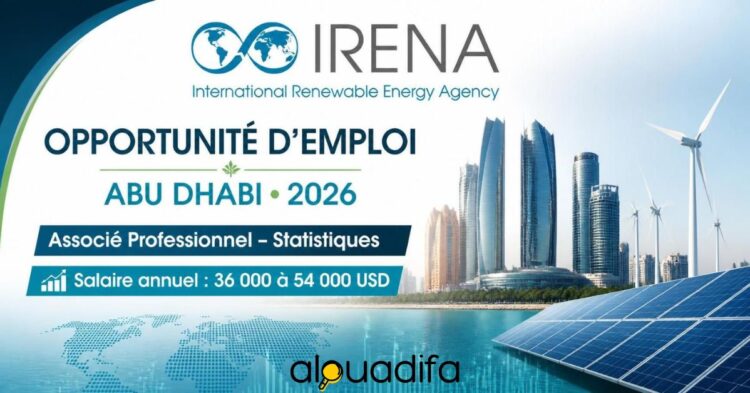 Opportunité Internationale chez IRENA