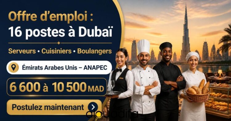 Opportunités d’Emploi à Dubaï