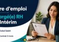 Recrutement Chargé RH