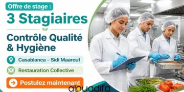 Stagiaires Contrôle Qualité