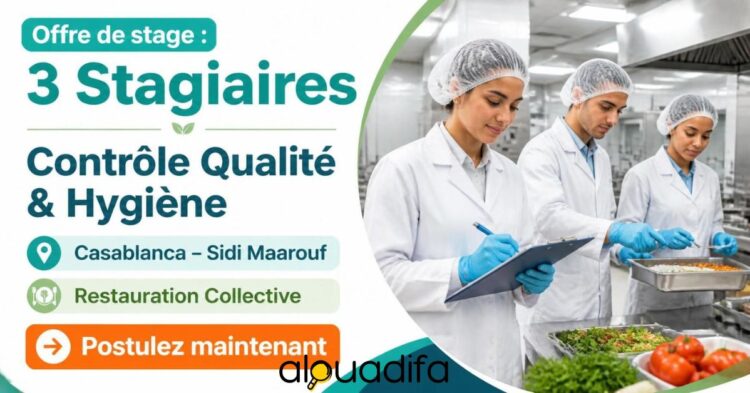 Stagiaires Contrôle Qualité